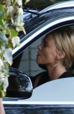 CHARLIZE THERON Arrives at Chateau Marmont in West Hollywood 04/28/2015