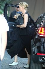 CHARLIZE THERON Arrives at Chateau Marmont in West Hollywood 04/28/2015
