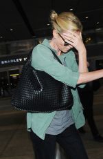 CHARLIZE THERON Arrives at LAX Airport in Los Angeles