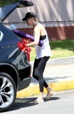 CHARLIZE THERON Leaves a Yoga Class in West Hollywood