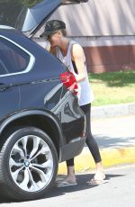 CHARLIZE THERON Leaves a Yoga Class in West Hollywood