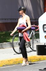 CHARLIZE THERON Leaves a Yoga Class in West Hollywood