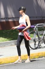 CHARLIZE THERON Leaves a Yoga Class in West Hollywood