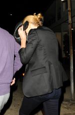 CHARLIZE THERON Out for Dinner in Los Angeles