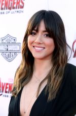 CHLOE BENNET at Avengers: Age of Ultron Premiere in Hollywood