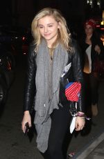 CHLOE MORETZ Leaves Madison Square Garden in New York 04/18/2015