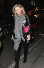 CHLOE MORETZ Leaves Madison Square Garden in New York 04/18/2015