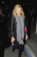 CHLOE MORETZ Leaves Madison Square Garden in New York 04/18/2015