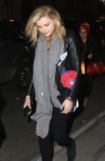 CHLOE MORETZ Leaves Madison Square Garden in New York 04/18/2015