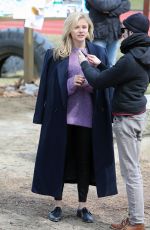 CHLOE MORETZ on the Set of November Criminals in Providence