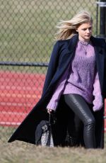 CHLOE MORETZ on the Set of November Criminals in Providence