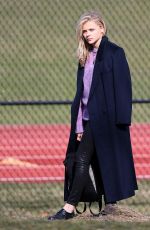CHLOE MORETZ on the Set of November Criminals in Providence