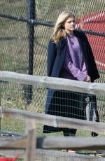 CHLOE MORETZ on the Set of November Criminals in Providence