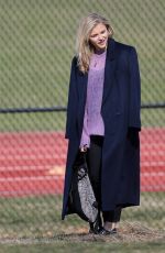 CHLOE MORETZ on the Set of November Criminals in Providence