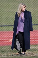 CHLOE MORETZ on the Set of November Criminals in Providence