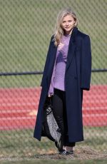 CHLOE MORETZ on the Set of November Criminals in Providence