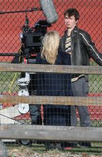 CHLOE MORETZ on the Set of November Criminals in Providence