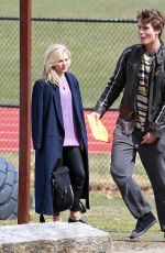 CHLOE MORETZ on the Set of November Criminals in Providence