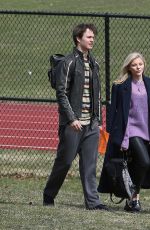 CHLOE MORETZ on the Set of November Criminals in Providence