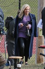 CHLOE MORETZ on the Set of November Criminals in Providence