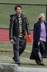 CHLOE MORETZ on the Set of November Criminals in Providence