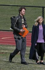 CHLOE MORETZ on the Set of November Criminals in Providence