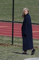 CHLOE MORETZ on the Set of November Criminals in Providence