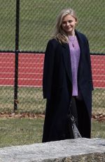CHLOE MORETZ on the Set of November Criminals in Providence