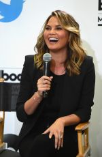 CHRISSY TEIGEN at 2015 Billboard Music Awards Finalists Press Conference in Santa Monica
