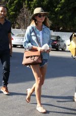 CHRISSY TEIGEN in Daisy Duke Out in West Hollywood