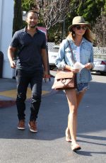 CHRISSY TEIGEN in Daisy Duke Out in West Hollywood