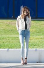 CHRISSY TEIGEN on the Set of a Photoshoot in Los Angeles