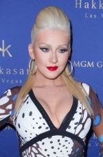 CHRISTINA AGUILERA at Hakkasan Nightclub