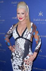 CHRISTINA AGUILERA at Hakkasan Nightclub