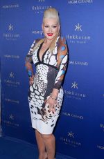 CHRISTINA AGUILERA at Hakkasan Nightclub