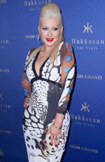 CHRISTINA AGUILERA at Hakkasan Nightclub