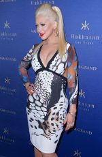 CHRISTINA AGUILERA at Hakkasan Nightclub
