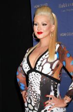 CHRISTINA AGUILERA at Hakkasan Nightclub