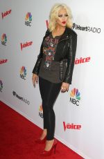 CHRISTINA AGUILERA at The Voice, Season 8 Red Carpet Event in West Hollywood