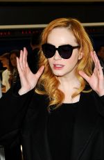 CHRISTINA HENDRICKS Arrives at Los Angeles International Airport