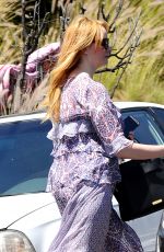 CHRISTINA HENDRICKS Out and About in Los Angeles 04/17/2015