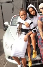 CHRISTINA MILIAN, KARREUCHE TRAN and AMBER ROSE at Luxury Motor Run to Coachella in Los Angeles