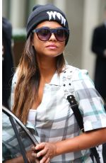 CHRISTINA MILIAN Leaves Her Hotel in London 04/19/2015