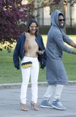 CHRISTINA MILIAN Out and About in London 04/18/2015