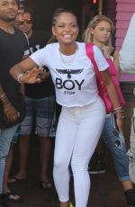 CHRISTINA MILIAN Outside a Pink tTaco in Los Angeles