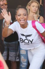 CHRISTINA MILIAN Outside a Pink tTaco in Los Angeles