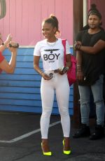 CHRISTINA MILIAN Outside a Pink tTaco in Los Angeles