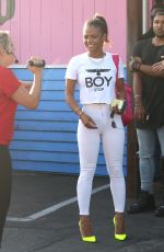 CHRISTINA MILIAN Outside a Pink tTaco in Los Angeles