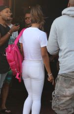 CHRISTINA MILIAN Outside a Pink tTaco in Los Angeles