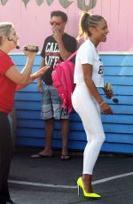 CHRISTINA MILIAN Outside a Pink tTaco in Los Angeles